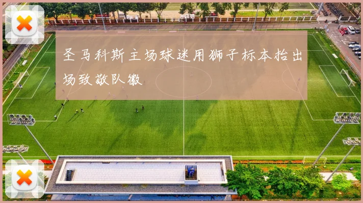 圣马科斯主场球迷用狮子标本抬出场致敬队徽
